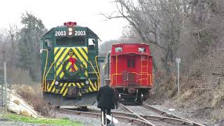 Woodstown Central Santa Train Swedesboro Runaround [upl. by Zilber]