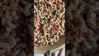 When in doubt meal prep protein pasta salad healthyfood healthyrecipes pasta [upl. by Atekal]