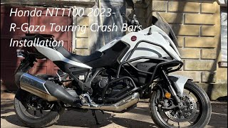 Honda NT1100 2023 Touring Crash Bars Installation [upl. by Lalad]