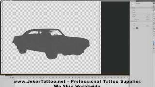 Create a Tattoo Stencil from a Photo using Photoshop [upl. by Castor]