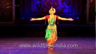 Anandini Dasi from Argentina excels in Odissi dance form [upl. by Ainafets]