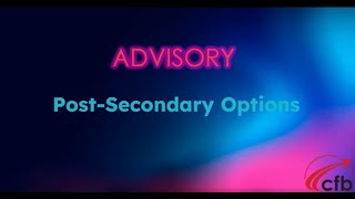 Post secondary options [upl. by Odnalra]