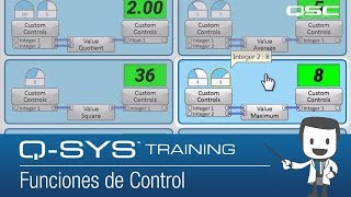 QSYS Control 101 SP Funciones de Control [upl. by Sauer]