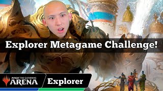 Explorer Metagame Challenge  Explorer Constructed  MTG Arena [upl. by Wallache]