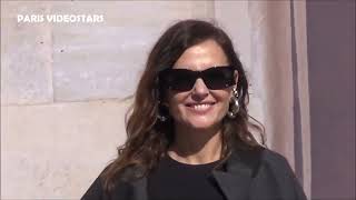 Virginie Ledoyen  Paris Fashion Week 1 octobre 2023 show Balenciaga [upl. by Euqinemod412]