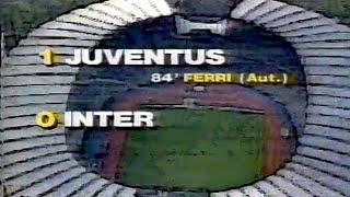 JuventusInter 10 199394  90° minuto Riccardo Ferri aut [upl. by Dralliw]