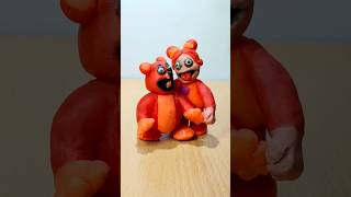 I made a Bobby Bearhug but in real lifebobbybearhuggy catnap plasticineart [upl. by Lawlor939]