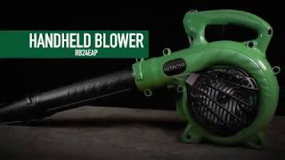 HITACHI RB24EAP 24cc 2cycle 170MPH 441CFM Handheld Gas Powered Leaf Blower RFBDirect [upl. by Aynahs]