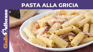 Pasta alla gricia RICETTA ORIGINALE [upl. by Ydnagrub426]