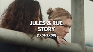 Rue amp Jules  Their Story  Part 2 ❣️ from Euphoria [upl. by Daas165]