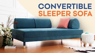 IKEA Flottebo Sofa Review  Offbeat Design  Convertible Sleeper Couch [upl. by Conah]