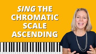 Learn to sing the chromatic solfege scale  Ascending [upl. by Slinkman537]