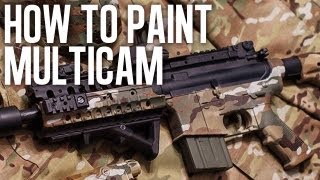 How to Spray Paint MultiCam LEGIT [upl. by Africah]