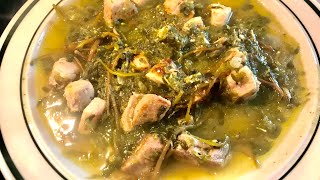 Verdolagas en salsa verde con carne de puerco [upl. by Hettie925]