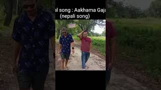 aakhama gajal Nepali song cover making by m phuba nepalisong [upl. by Dyrraj]