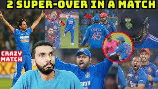 IND VS AFG DOUBLE SUPER OVER 😳😳 ROHIT SHARMA NABI FIGHT  SUPER OVER INDIA VS AFGHANISTAN [upl. by Yeldar742]