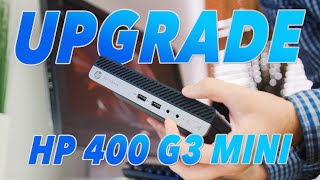 HP Prodesk 400 G3 Mini Pc reacondicionado UPGRADE SSD RAM NVME Guide ⏮️ [upl. by Karlen]