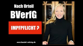 Urteil BVerfG  Impfpflicht für Alle [upl. by Crisey282]