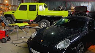 Самодельный гелендваген 6х6 Brabus Полировка кузовакарбонсалон [upl. by Rhody]