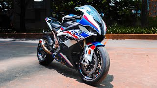 BMW S1000RR M SPORT Akrapovic Shorty GP Fully Loaded  LOUD BIKE  4K  SpeedyLio [upl. by Barcellona]