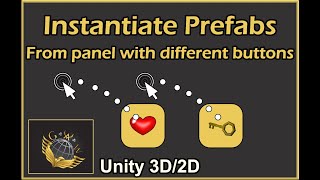 Unity instantiate prefabs [upl. by Pournaras]