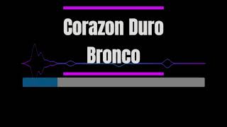 2 semitonos Karaoke  Corazon Duro  Bronco [upl. by Oiceladni385]