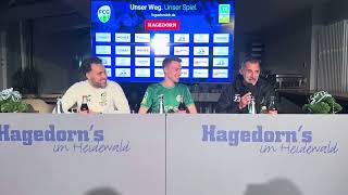 Pressekonferenz nach dem RegionalligaSpiel FC Gütersloh  SC Wiedenbrück [upl. by Gran457]