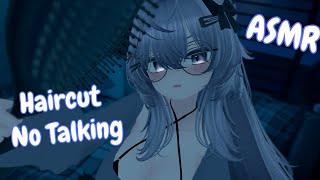 ASMR Roleplay Your Silent Friend gives you a haircut and personal attention  VRChat ASMR [upl. by Wettam35]