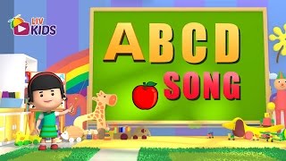 ABCD Alphabet Song with Lyrics  LIV Kids Nursery Rhymes and Songs  HD [upl. by Janean910]