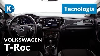 Volkswagen TRoc  3 di 4 tecnologia  Due schermi HD tutti da personalizzare [upl. by Porche510]