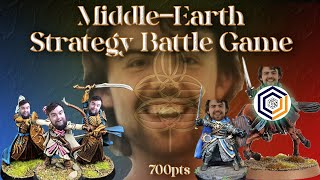 700pt MESBG Battle Report Minas Tirith Vs PJ Party Elves Lothlorien Ft ConquestCreations [upl. by Ecniuq168]