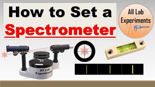 How to Set a Spectrometer for Observation  Parts of a Spectrometer science instrument [upl. by Ysdnyl]