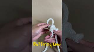 How To Tie A Butterfly Loop StepByStep [upl. by Shoifet]