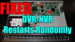 LTS DVRNVR Random Restart Board Repair 4K [upl. by Assirec]