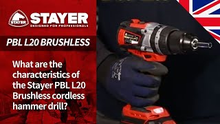 What are the characteristics of the Stayer PBL L20 Brushless cordless hammer drill [upl. by Theadora712]