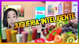 Rita la JUGUERÍA INTELIGENTE 🥤🥭🍍  JUGUERIA DIGITAL en el JOCKEY PLAZA 🥝🍇  JUGOS DELICIOSOS 😋 [upl. by Cull]