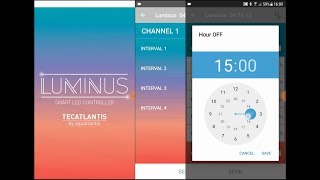 Aquaplantsonline  How to Aquatlantis Luminus Smart Controller APP mobile view Android amp IOS [upl. by Alam520]