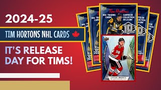 202425 TIM HORTONS NHL TRADING CARDS 10TH EDITION  ITS BACK [upl. by Gregorius]