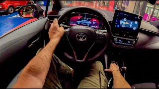 2023 Toyota Corolla GR SPORT Night 20 Hybrid 196HP  POV Test Drive 1793 Joe Black [upl. by Ellehcor]