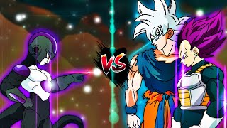 Goku and Vegeta VS Black Frieza Part 1 [upl. by Nesnej]