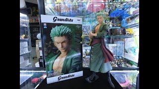 UnboxingampReview ONE PIECE Grandista THE GRANDLINE MEN RORONOA ZORO 68 [upl. by Leff]