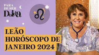 LEÃO  JANEIRO de 2024 MÁRCIA FERNANDES faz PREVISÕES para o SIGNO [upl. by Edieh21]