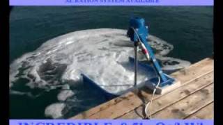 ENVIRONMENT WASTEWATER TREATMENTaeration waterturbine test 2008flv [upl. by Gwenny855]