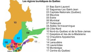 Savaistu Au Québec il y a 17 régions administratives [upl. by Petuu21]