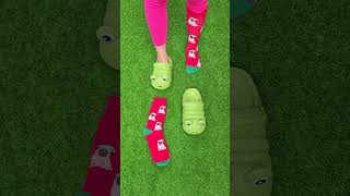 Worm slippers 🐛🐛 Dog socks 🐶🐶 love satisfying trending [upl. by Eillom]