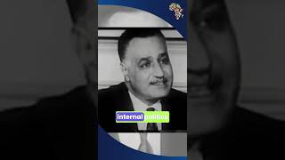 Gamel Abdel Nasser on Israel and the USA shorts [upl. by Amero]