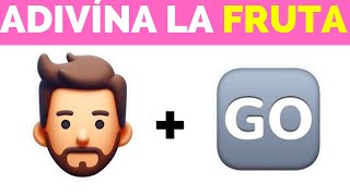 ¿Adivina la FRUTA con Emoji 🍎 Quiz de Emojis [upl. by Juli78]