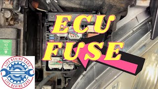 Toyota Yaris 2010 Petrol ECU Fuse Location [upl. by Antebi993]