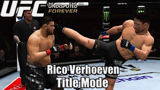 Rico Verhoeven Technically dismantles his way to the UFC CHAMPIONSHIP [upl. by Cone]