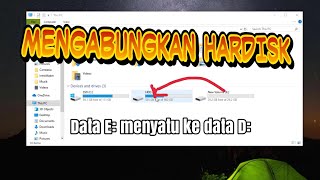 Cara Menggabungkan Partisi Hardisk [upl. by Einohpets565]